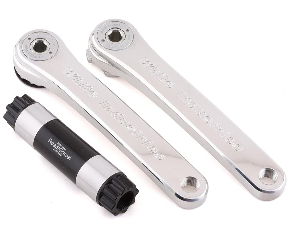 White Industries R30 Road Cranks (Polished Silver) (30mm Spindle